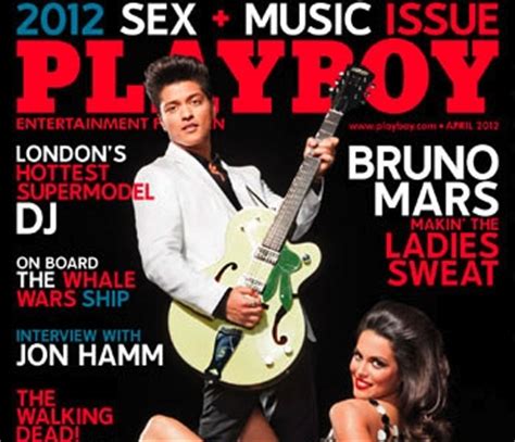 bruno mars naked|Bruno Mars on cover of Playboy 